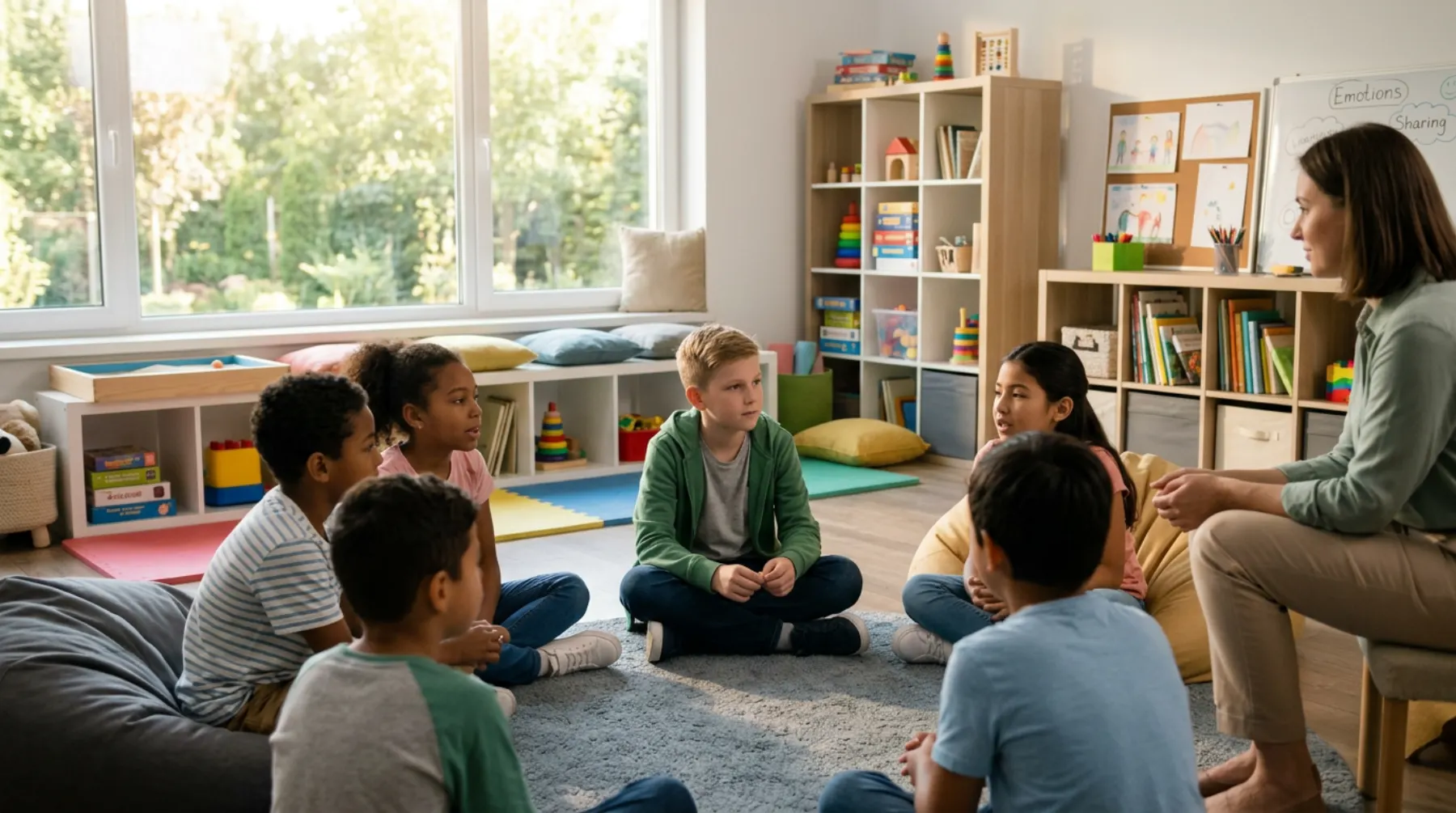 Ilustracja: Jak zabawy wspierają rozwiązywanie konfliktów bez przemocy