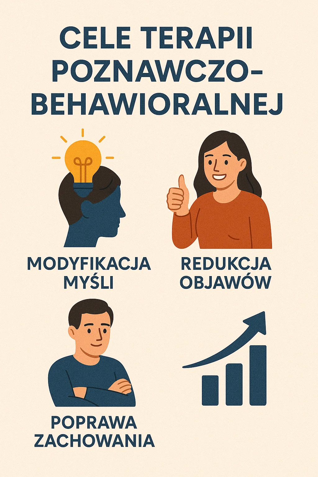 Cele terapii poznawczo-behawioralnej