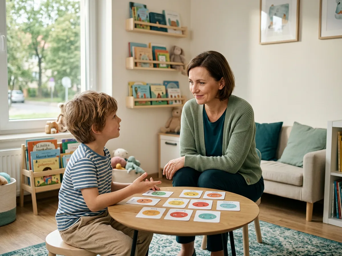 Ilustracja: Kiedy zgłosić się do psychologa dziecięcego i czego się spodziewać po terapii CBT