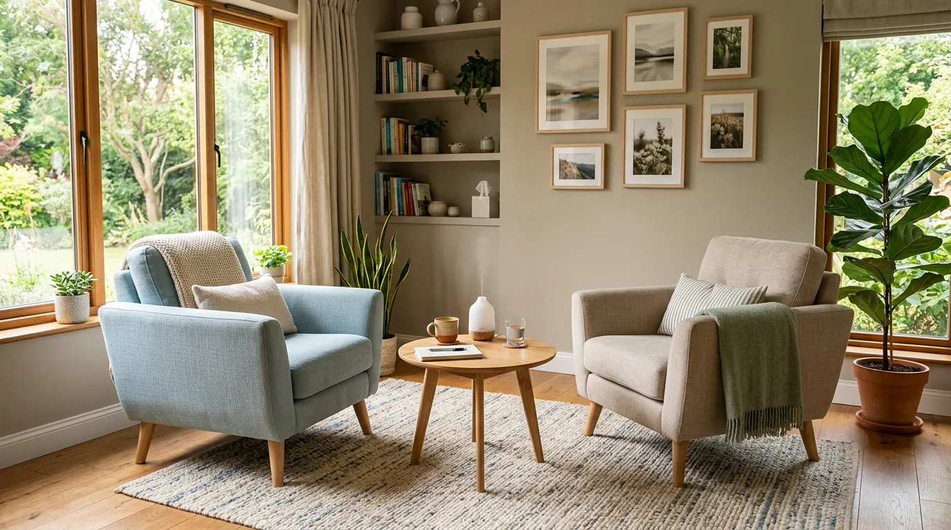 Gabinet psychologiczny Centrum Terapii Empatyczni jako bezpieczna przestrzeń