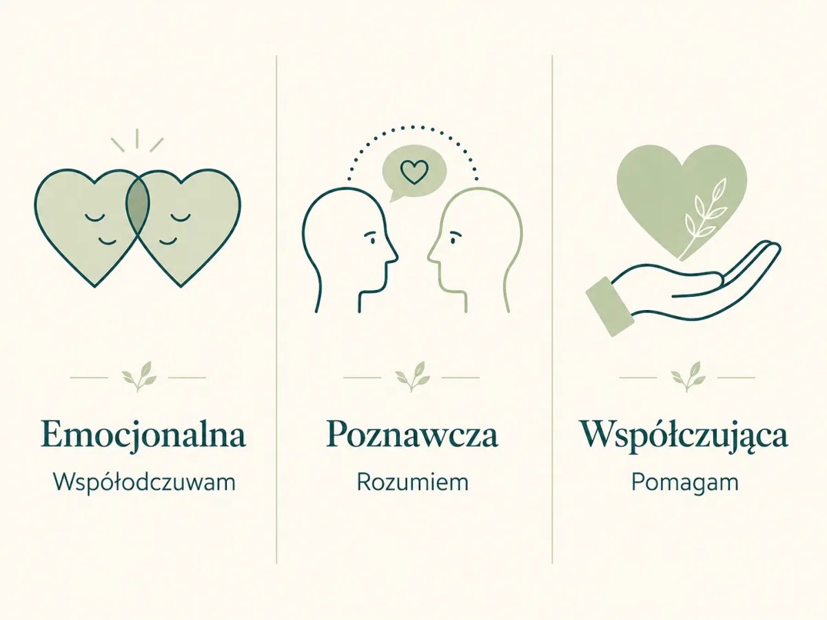 Trzy rodzaje empatii: emocjonalna, poznawcza i współczująca