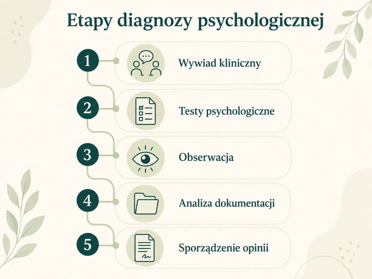 Pięć etapów diagnozy psychologicznej w orzecznictwie ZUS