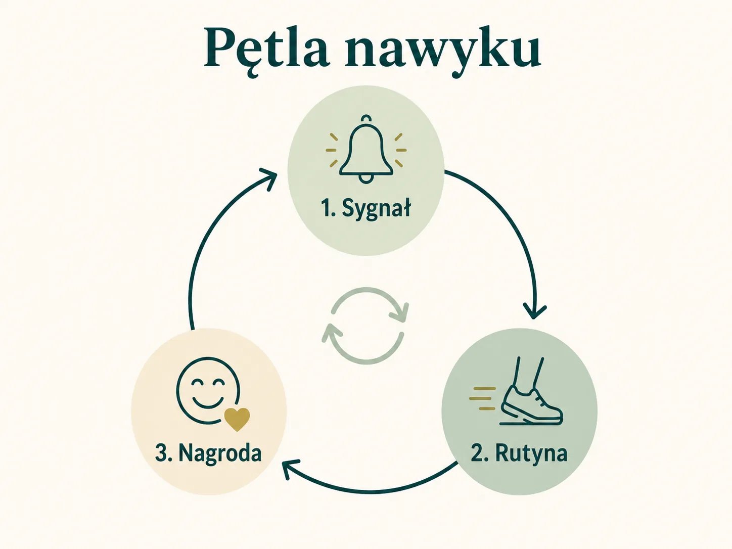 Cztery prawa atomowych nawyków — Cleara — infografika